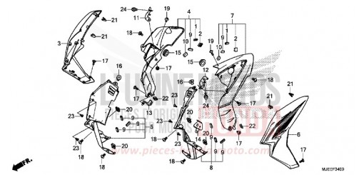 BUSE (1) CB650FE de 2014